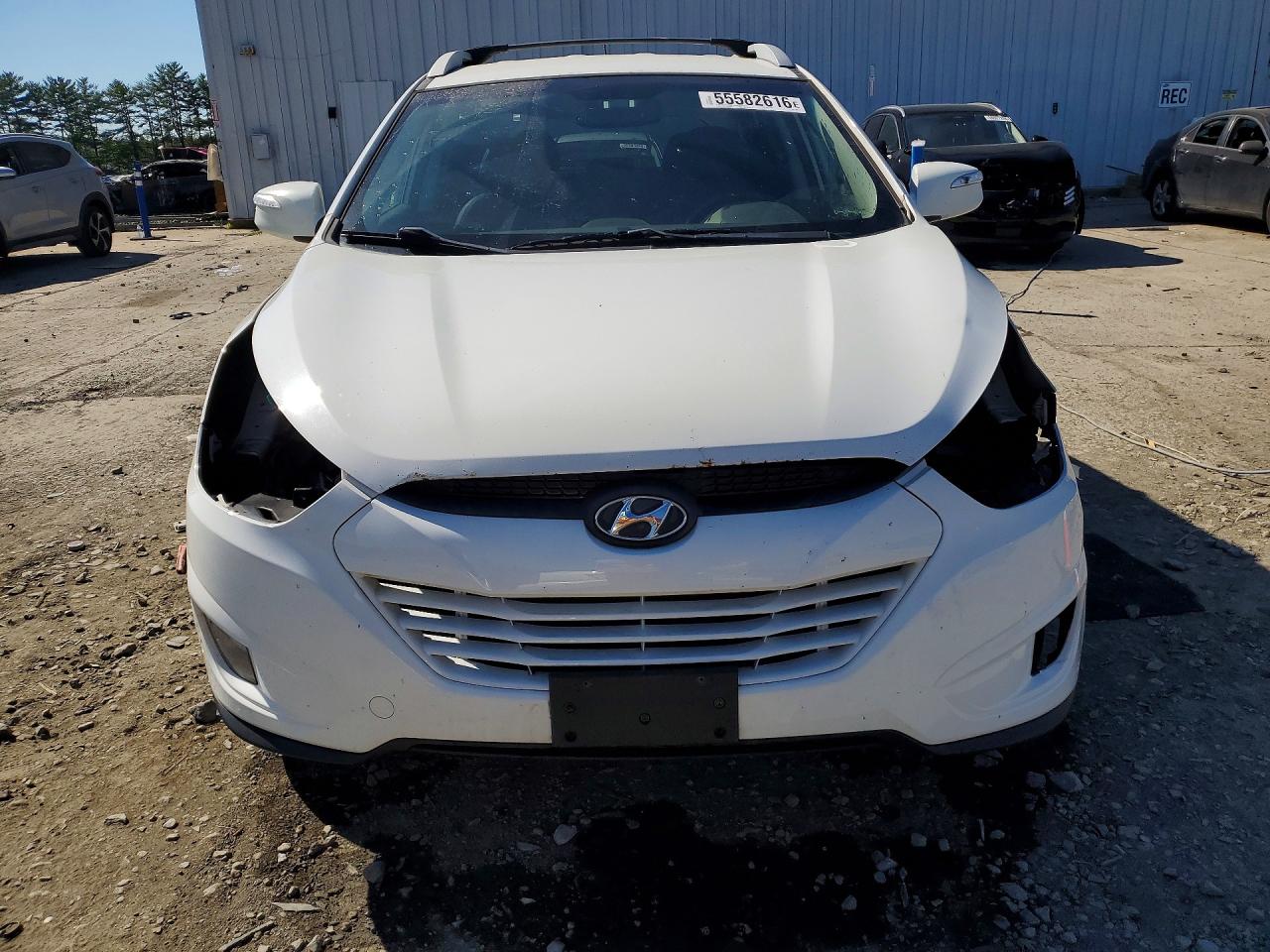 2013 Hyundai Tucson Gls White vin: KM8JU3AC9DU692871