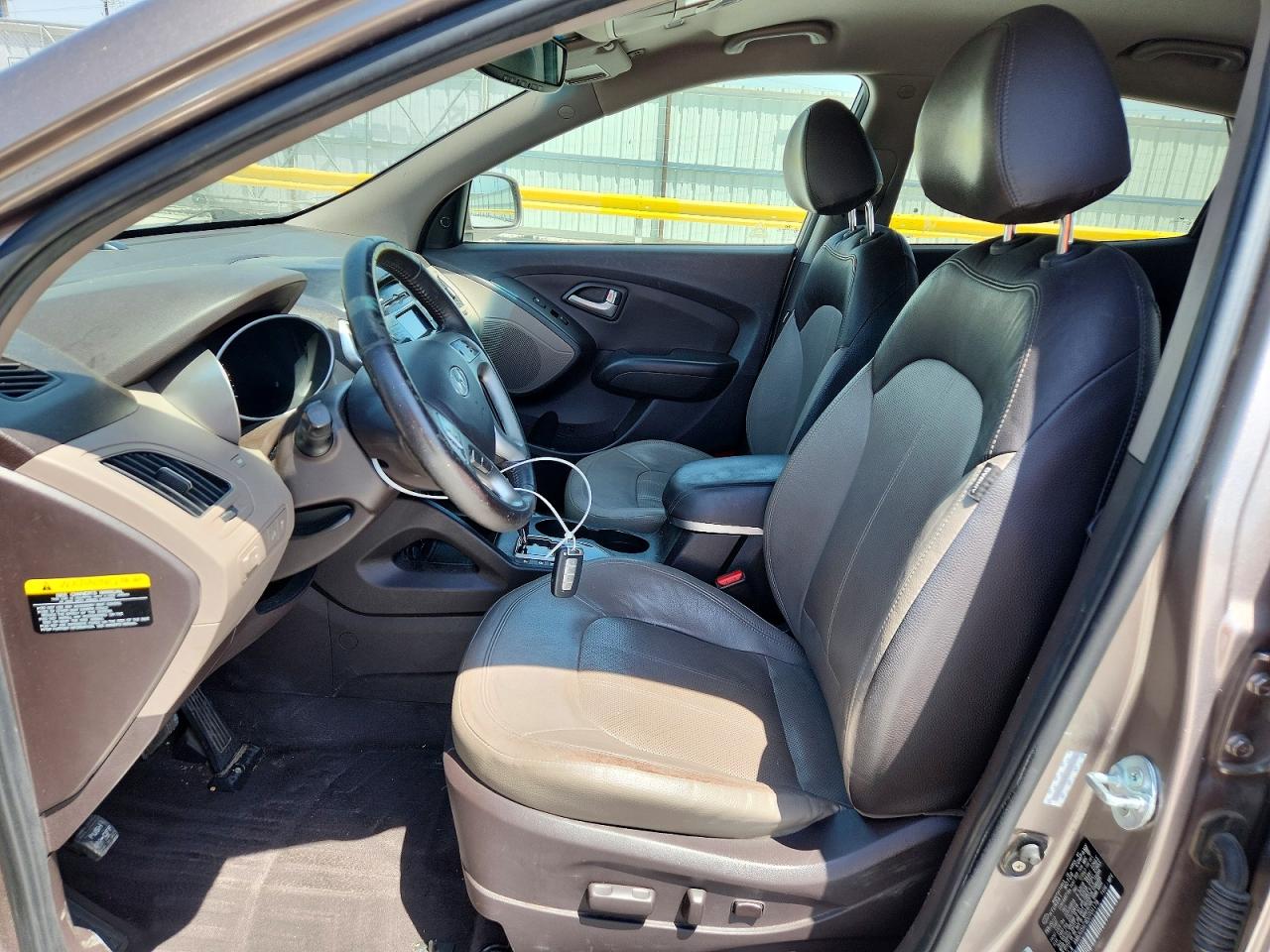 2013 Hyundai Tucson Limited Gray vin: KM8JU3AC9DU701178
