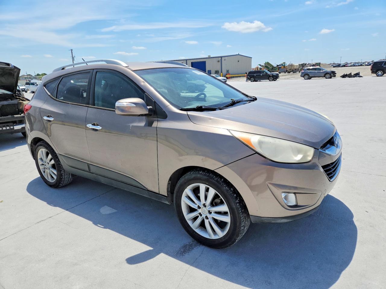 2013 Hyundai Tucson Limited Gray vin: KM8JU3AC9DU701178
