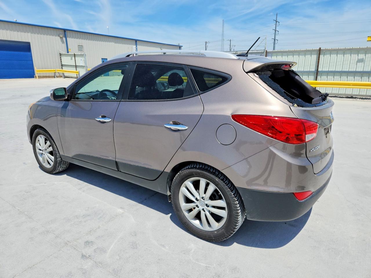 2013 Hyundai Tucson Limited Gray vin: KM8JU3AC9DU701178