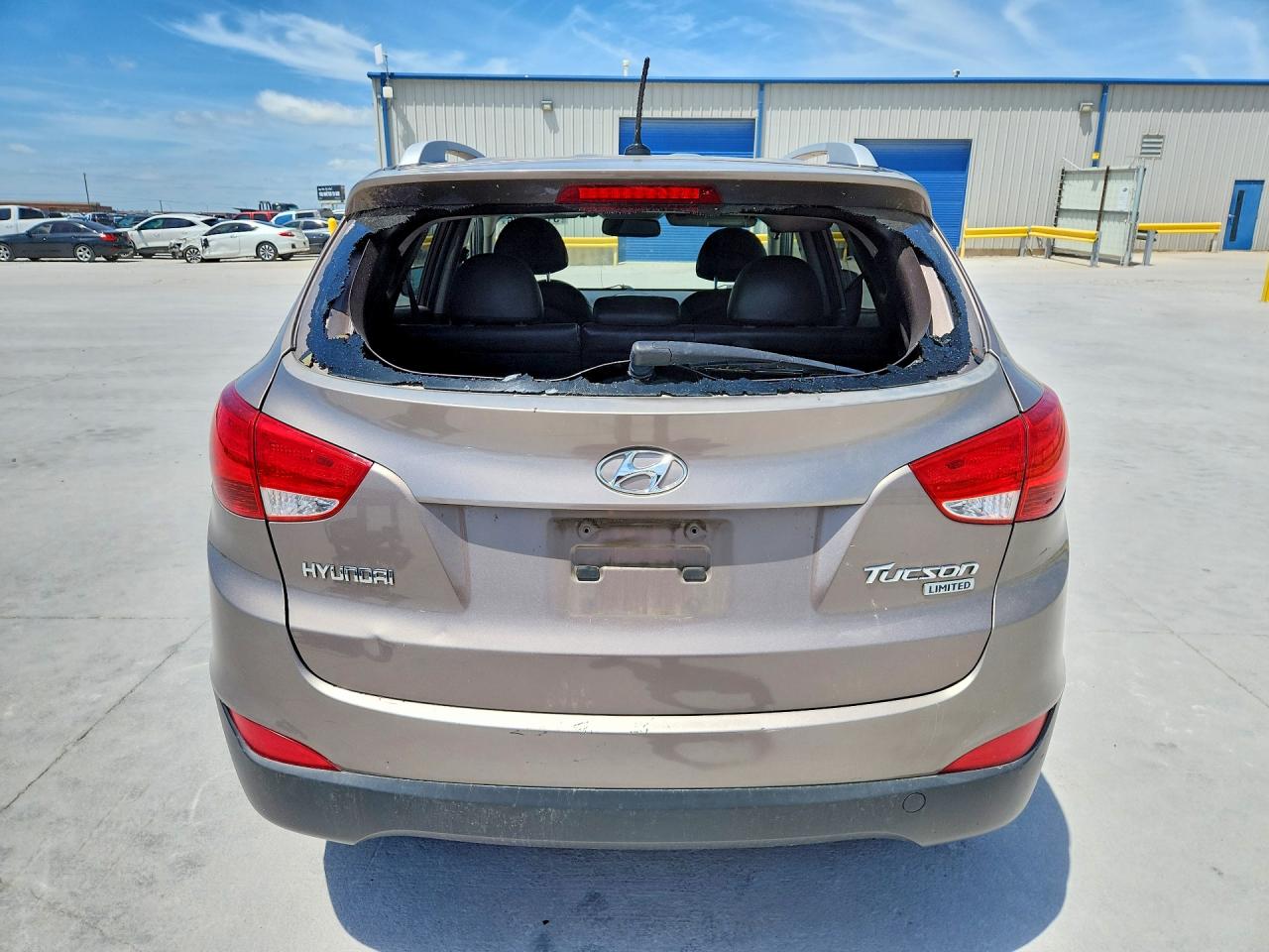 2013 Hyundai Tucson Limited Gray vin: KM8JU3AC9DU701178
