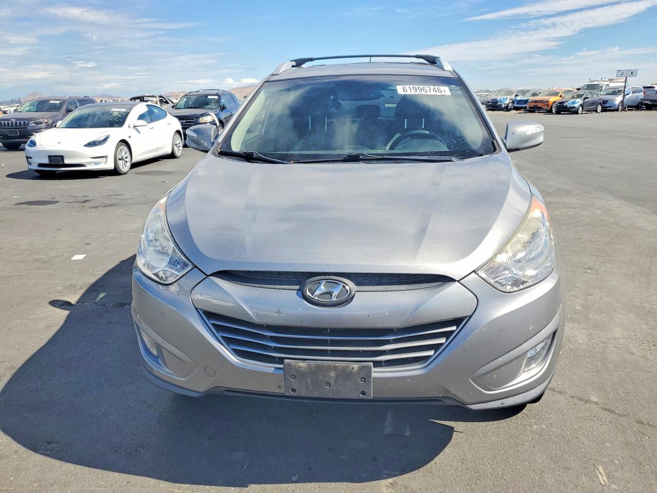2013 Hyundai Tucson Gls Gray vin: KM8JU3AC9DU714304