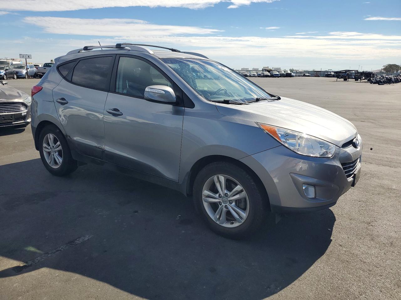 2013 Hyundai Tucson Gls Gray vin: KM8JU3AC9DU714304