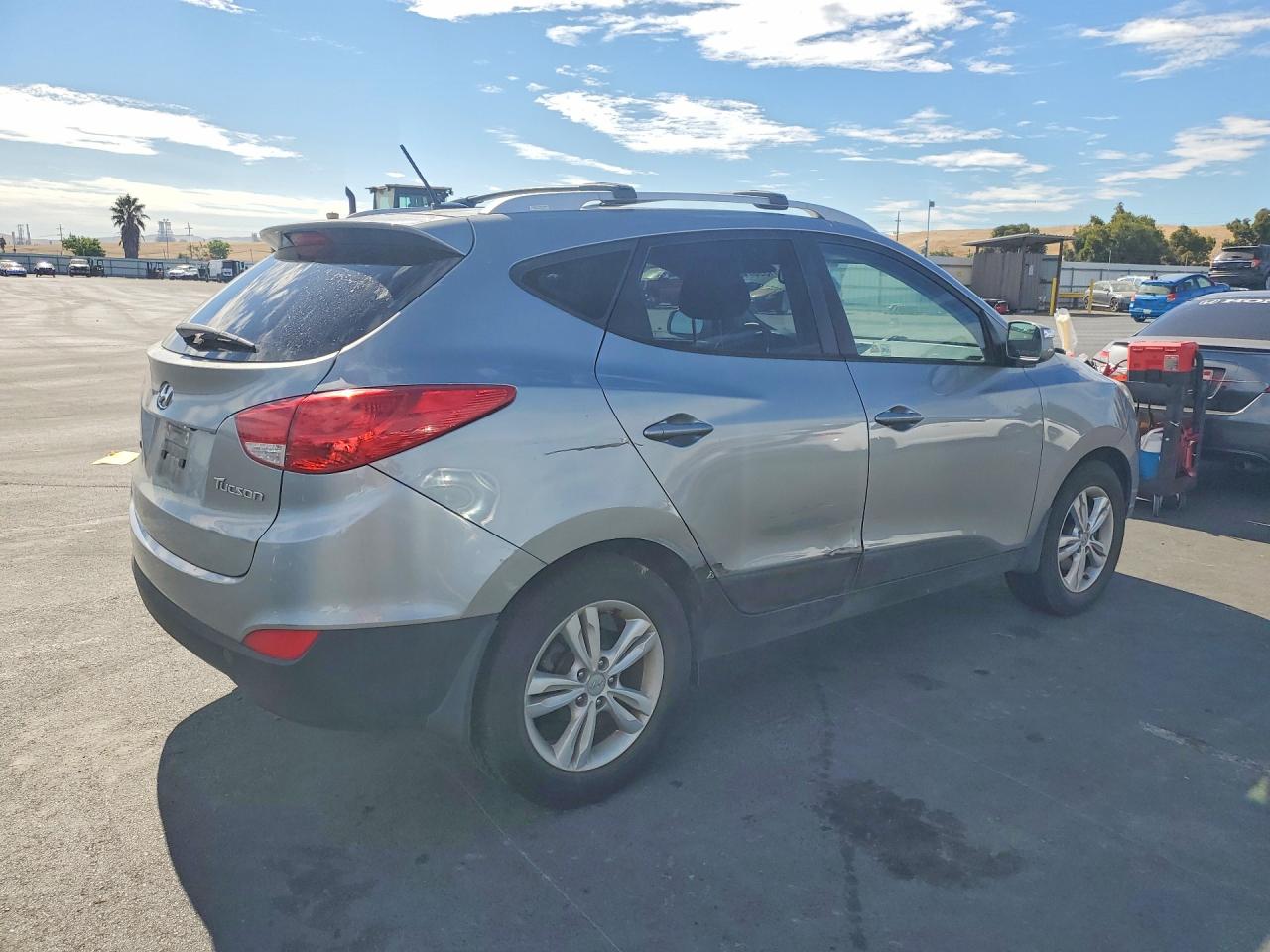 2013 Hyundai Tucson Gls Gray vin: KM8JU3AC9DU714304