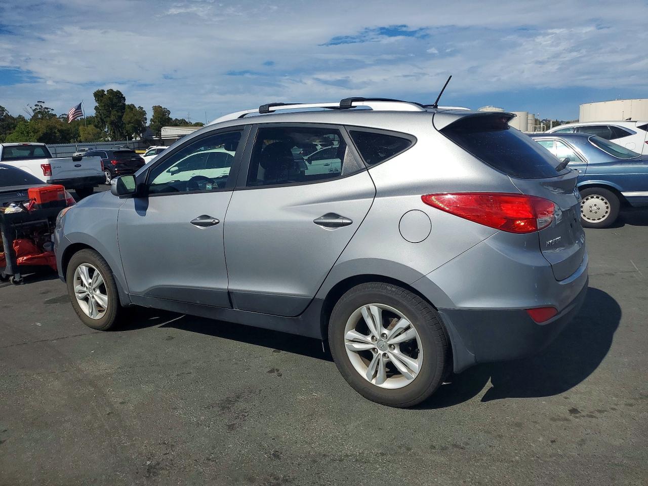 2013 Hyundai Tucson Gls Gray vin: KM8JU3AC9DU714304