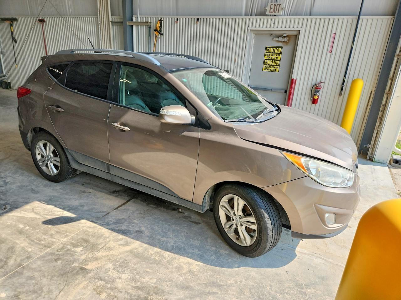2013 Hyundai Tucson Gls Желто-коричневый vin: KM8JU3AC9DU725383