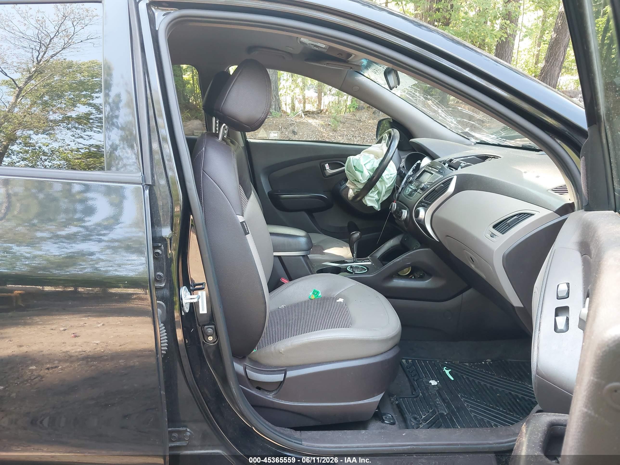 2013 Hyundai Tucson Gls Black vin: KM8JU3AC9DU740899