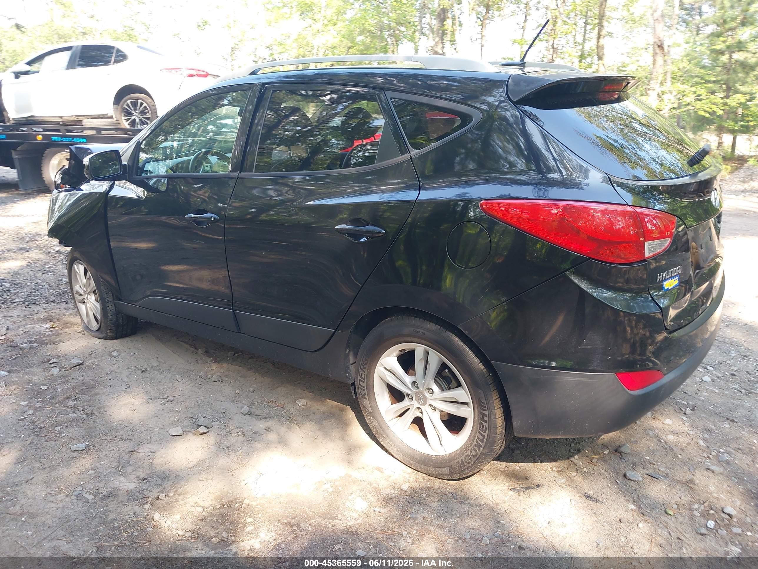 2013 Hyundai Tucson Gls Black vin: KM8JU3AC9DU740899