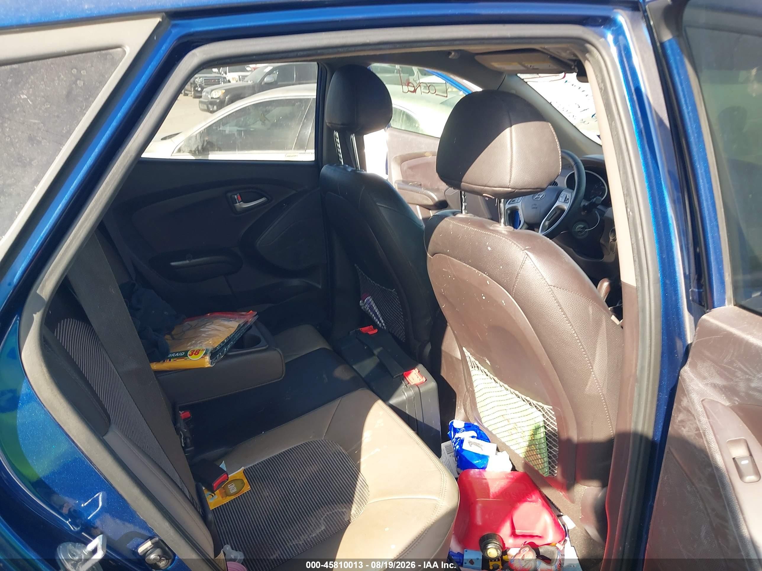 2013 Hyundai Tucson Gls Синий vin: KM8JU3AC9DU770839