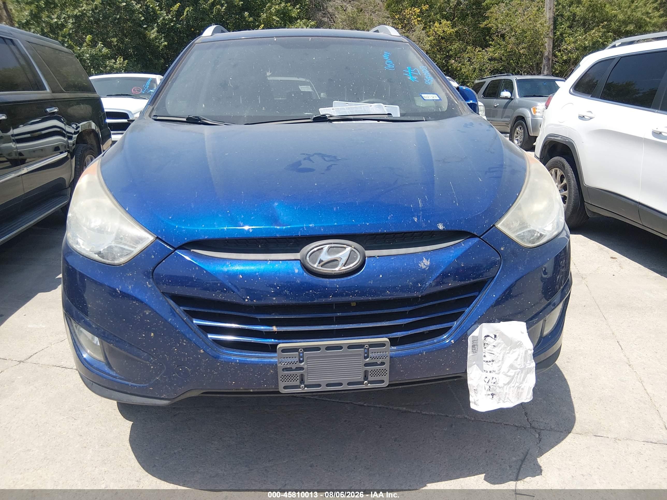 2013 Hyundai Tucson Gls Синий vin: KM8JU3AC9DU770839