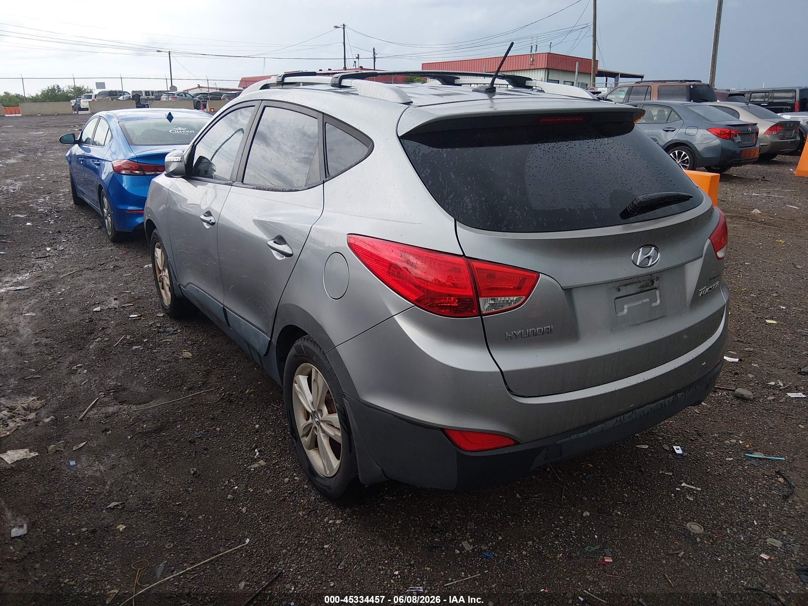 2013 Hyundai Tucson Gls Silver vin: KM8JU3AC9DU785518