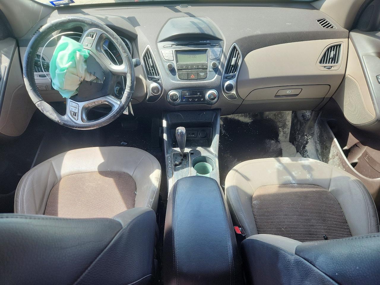 2011 Hyundai Tucson White vin: KM8JU3ACXBU125498