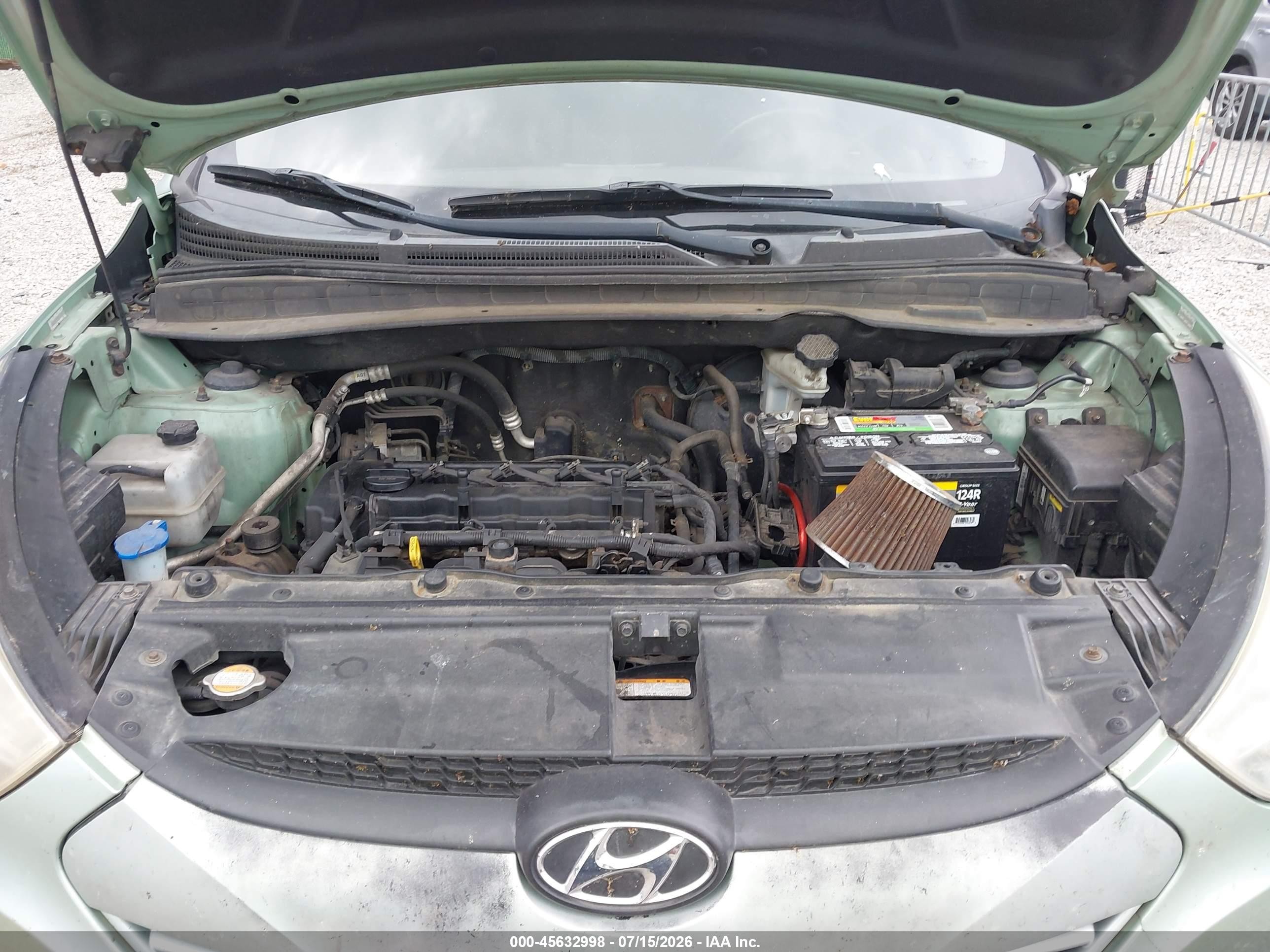 2011 Hyundai Tucson Gls Зеленый vin: KM8JU3ACXBU185796