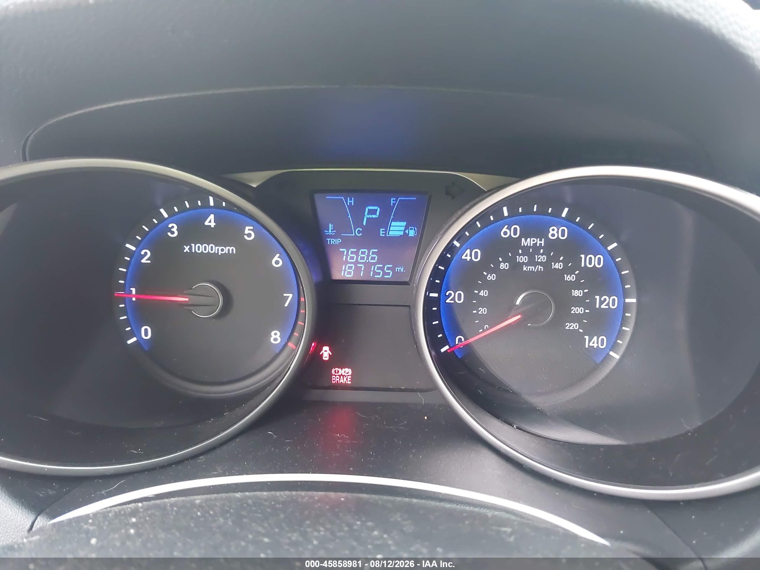 2011 Hyundai Tucson Gls Синий vin: KM8JU3ACXBU243633