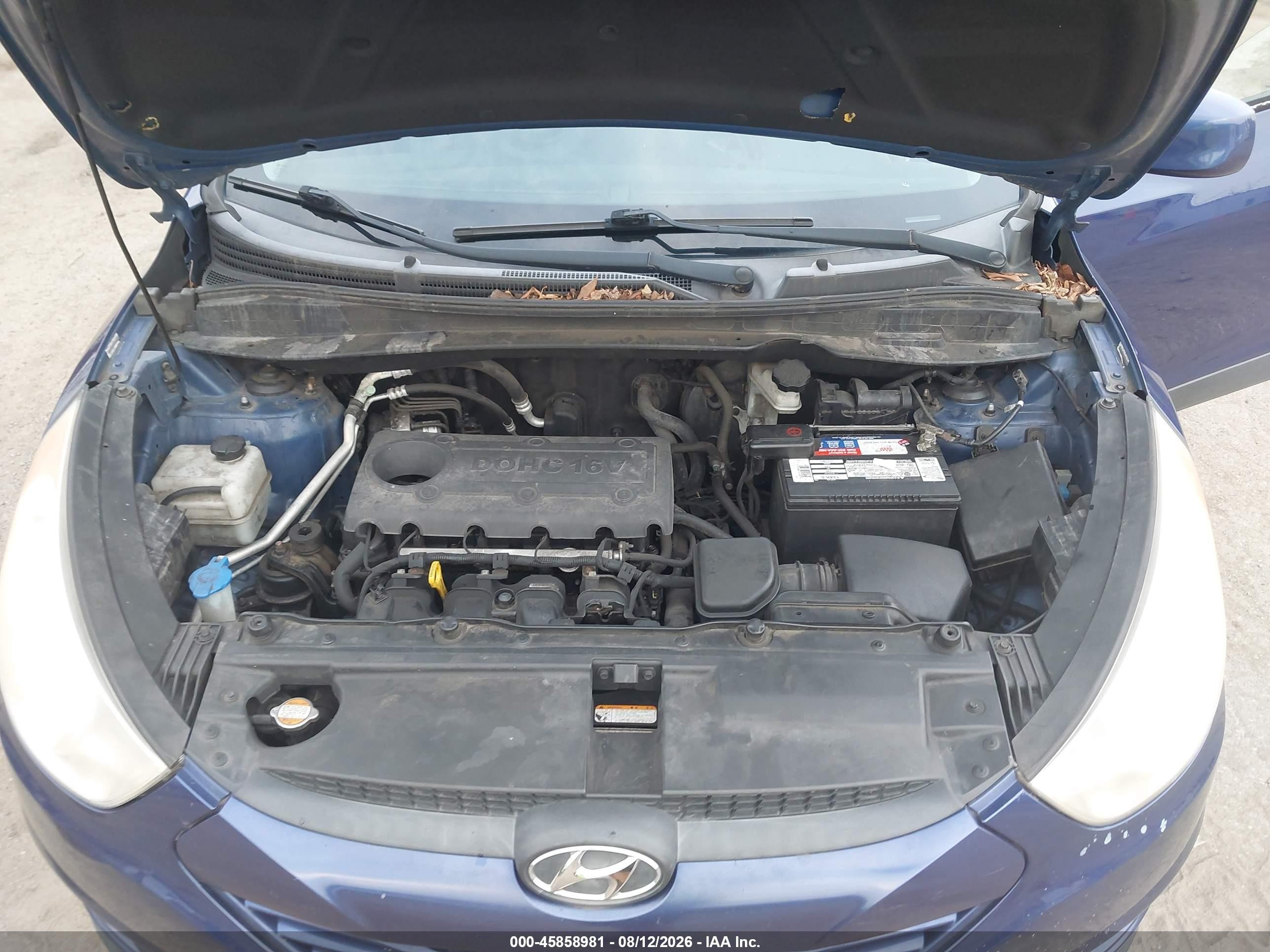 2011 Hyundai Tucson Gls Синий vin: KM8JU3ACXBU243633