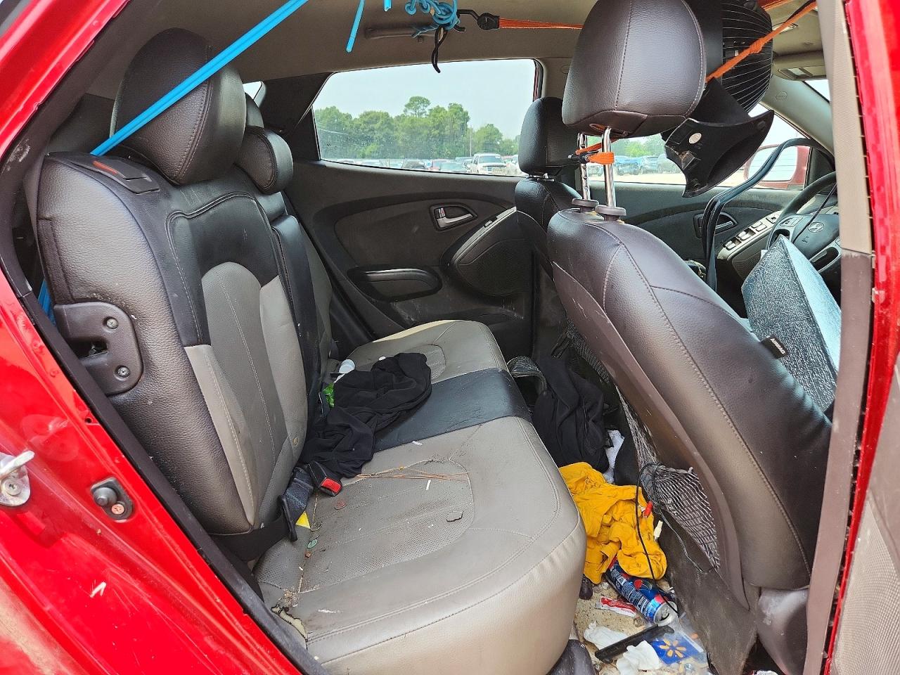 2011 Hyundai Tucson Limited Red vin: KM8JU3ACXBU256530