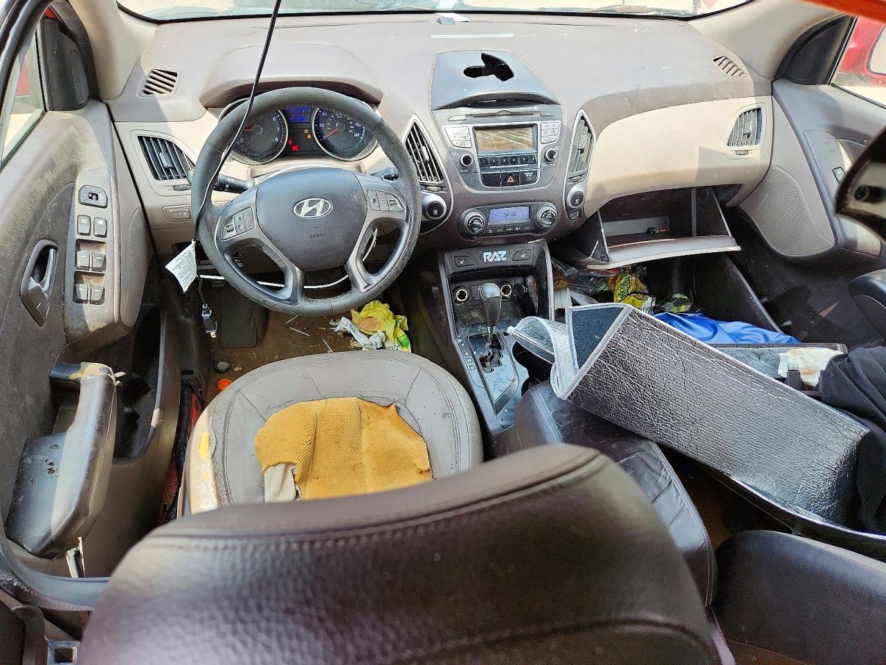2011 Hyundai Tucson Limited Red vin: KM8JU3ACXBU256530
