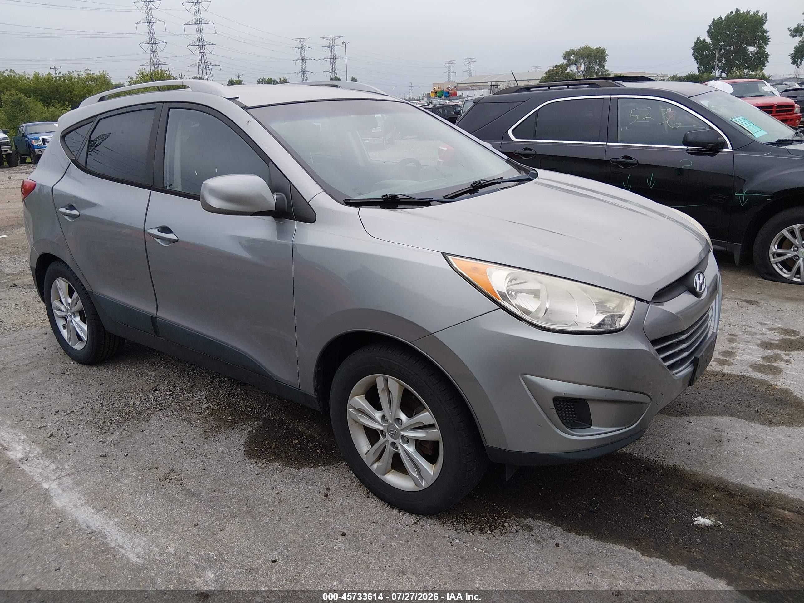 2011 Hyundai Tucson Gls Серебряный vin: KM8JU3ACXBU273795
