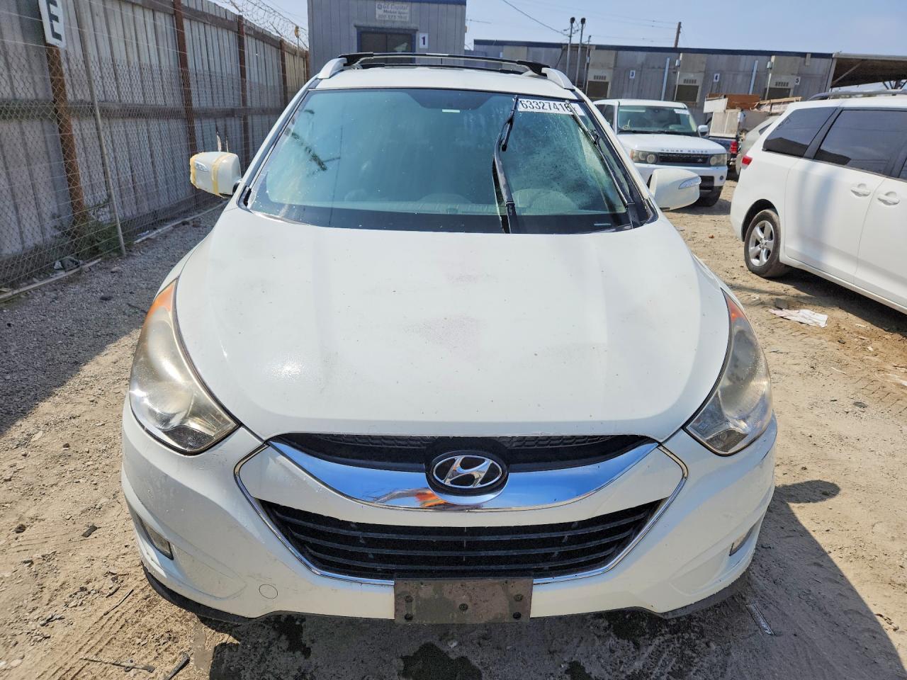 2011 Hyundai Tucson Limited Белый vin: KM8JU3ACXBU292377