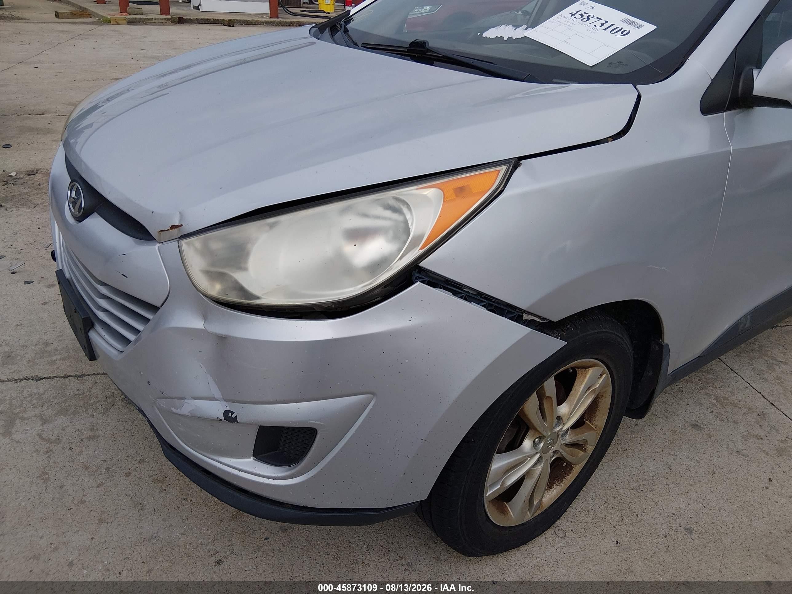 2011 Hyundai Tucson Gls Gray vin: KM8JU3ACXBU292931