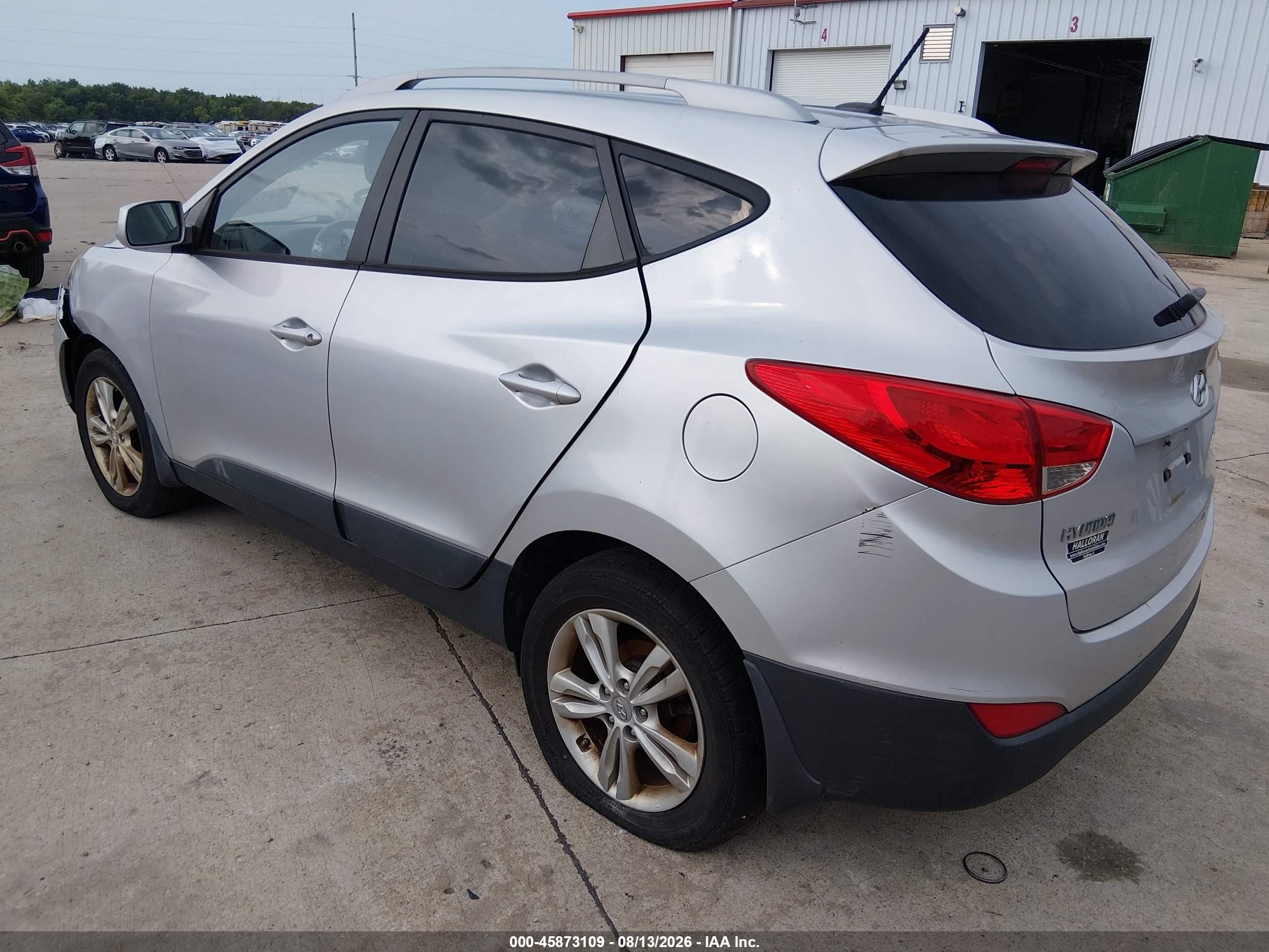 2011 Hyundai Tucson Gls Gray vin: KM8JU3ACXBU292931