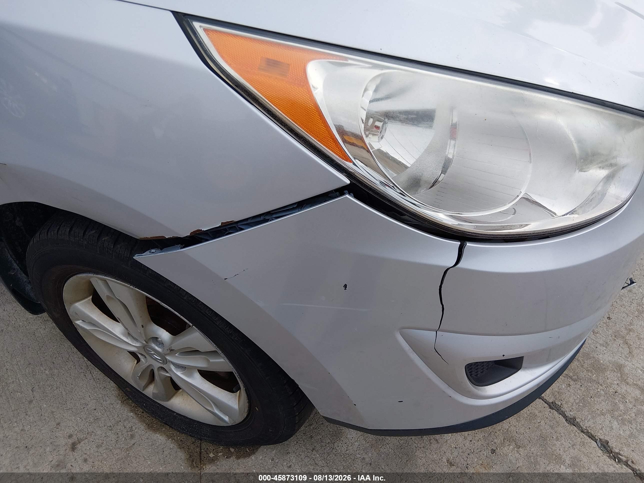2011 Hyundai Tucson Gls Gray vin: KM8JU3ACXBU292931
