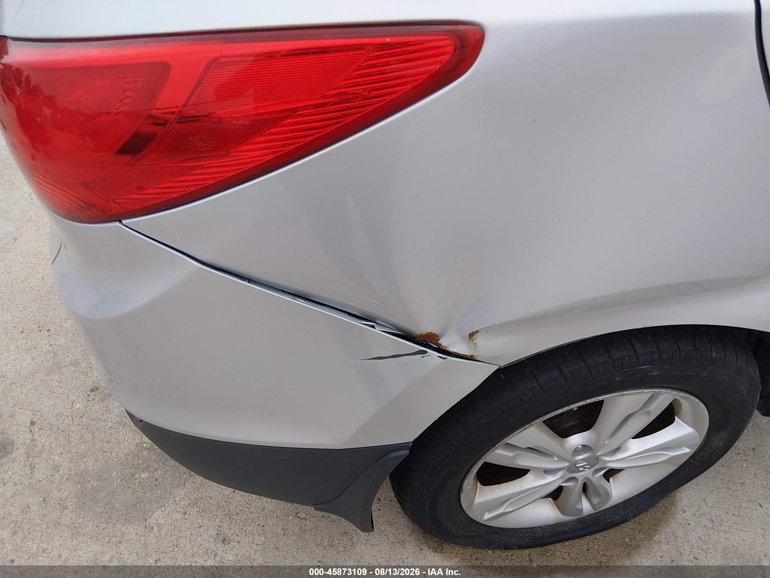 2011 Hyundai Tucson Gls Gray vin: KM8JU3ACXBU292931
