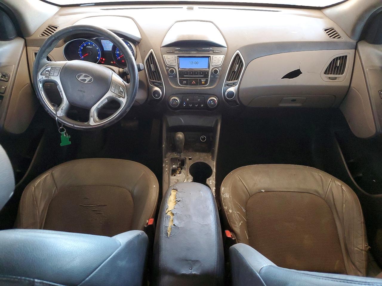 2012 Hyundai Tucson Gls Black vin: KM8JU3ACXCU323337