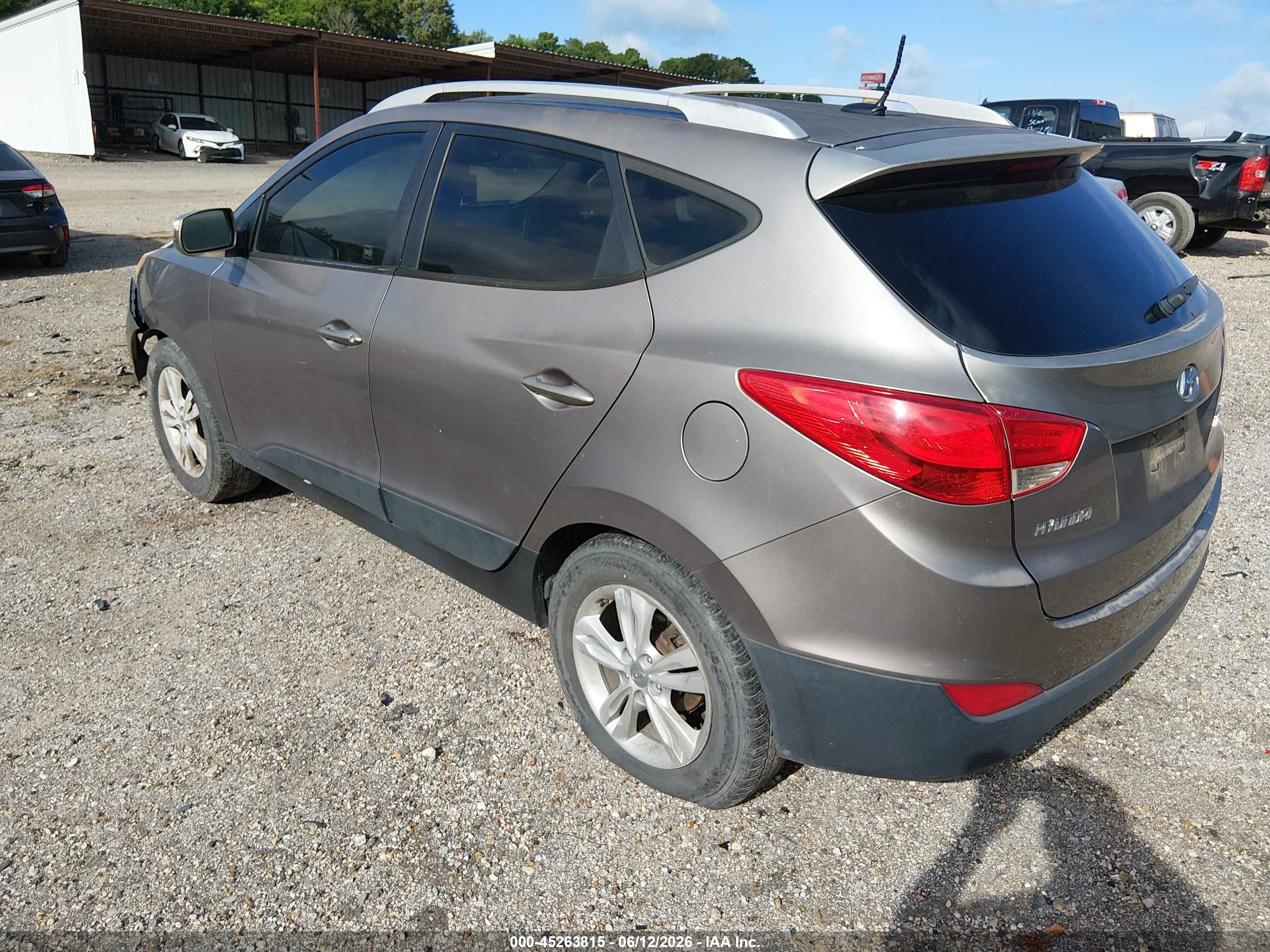 2012 Hyundai Tucson Gls Серый vin: KM8JU3ACXCU377379