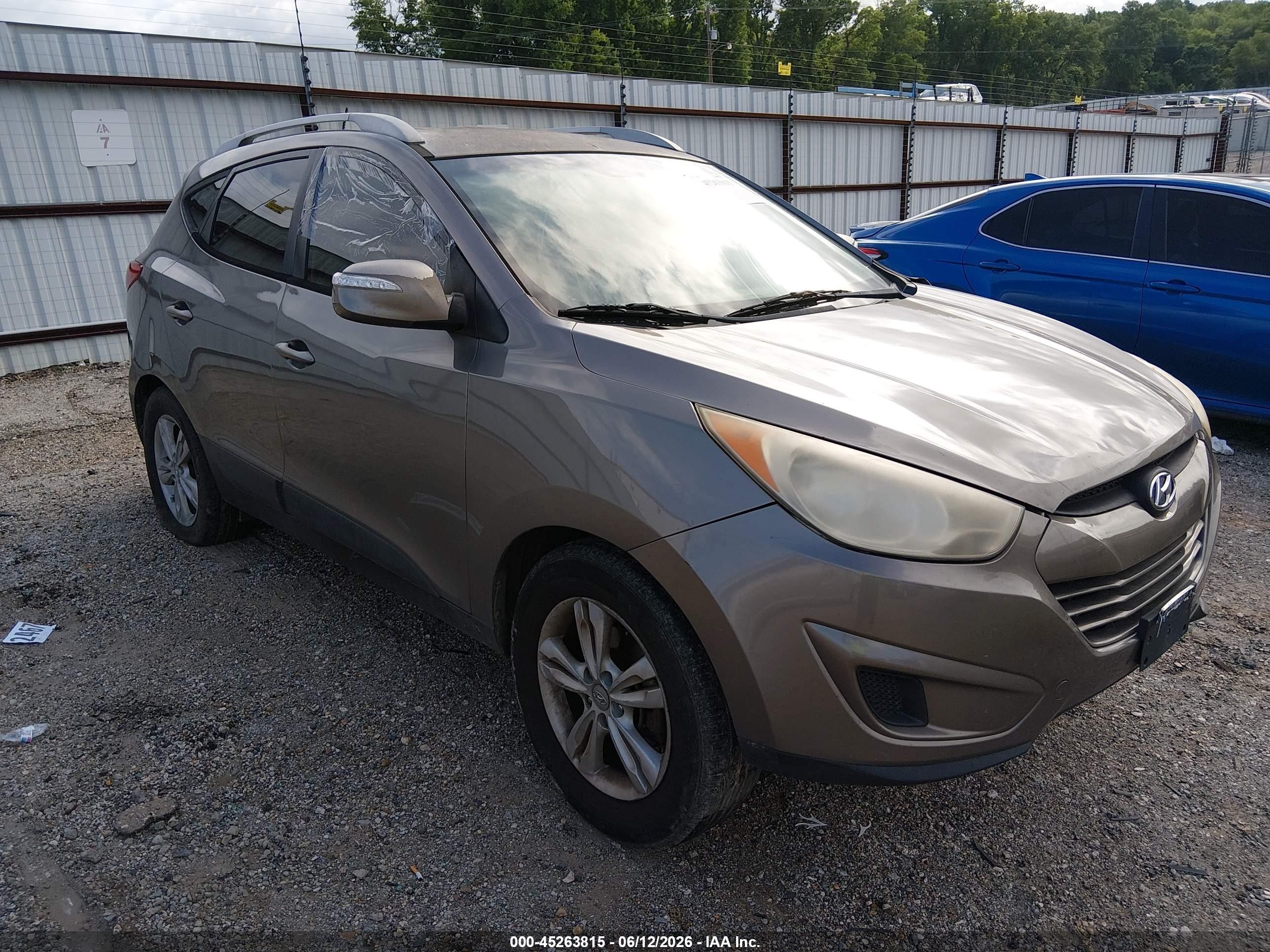2012 Hyundai Tucson Gls Серый vin: KM8JU3ACXCU377379