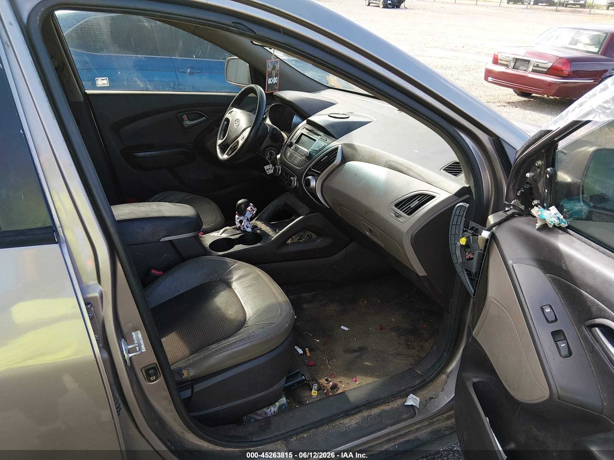 2012 Hyundai Tucson Gls Серый vin: KM8JU3ACXCU377379