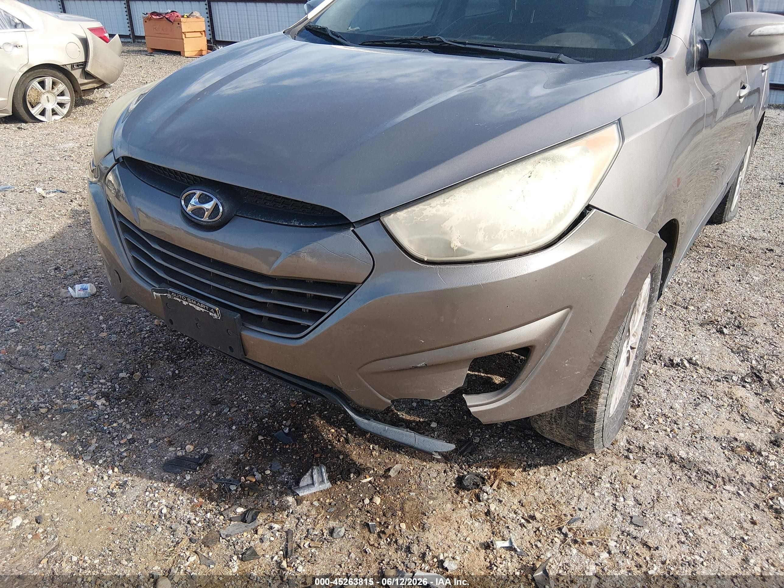 2012 Hyundai Tucson Gls Серый vin: KM8JU3ACXCU377379