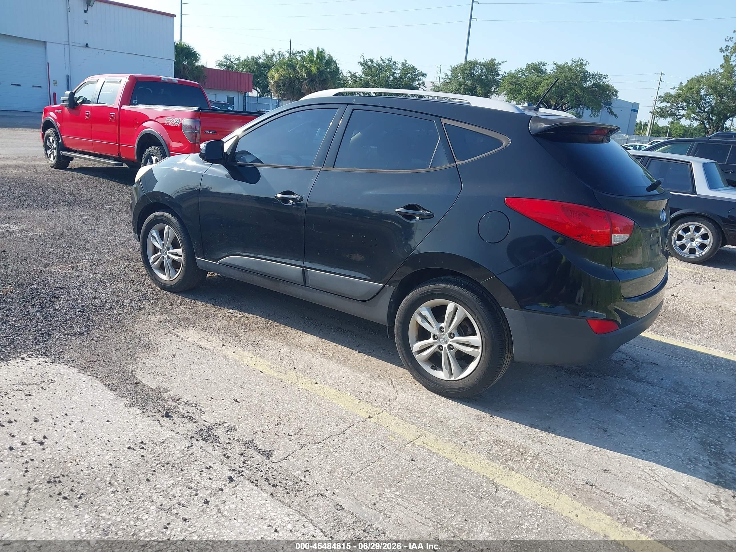 2012 Hyundai Tucson Gls Black vin: KM8JU3ACXCU467843