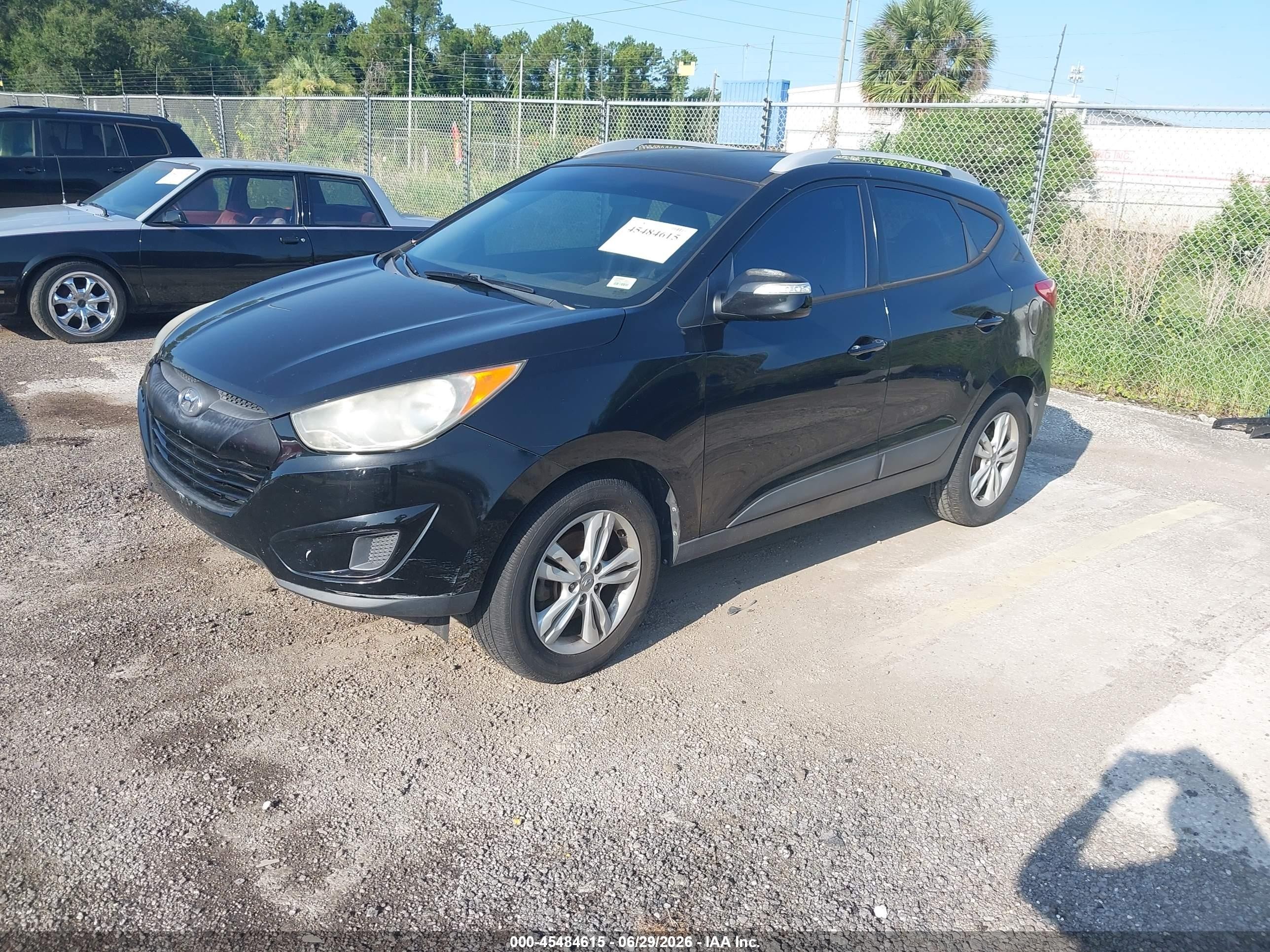 2012 Hyundai Tucson Gls Black vin: KM8JU3ACXCU467843