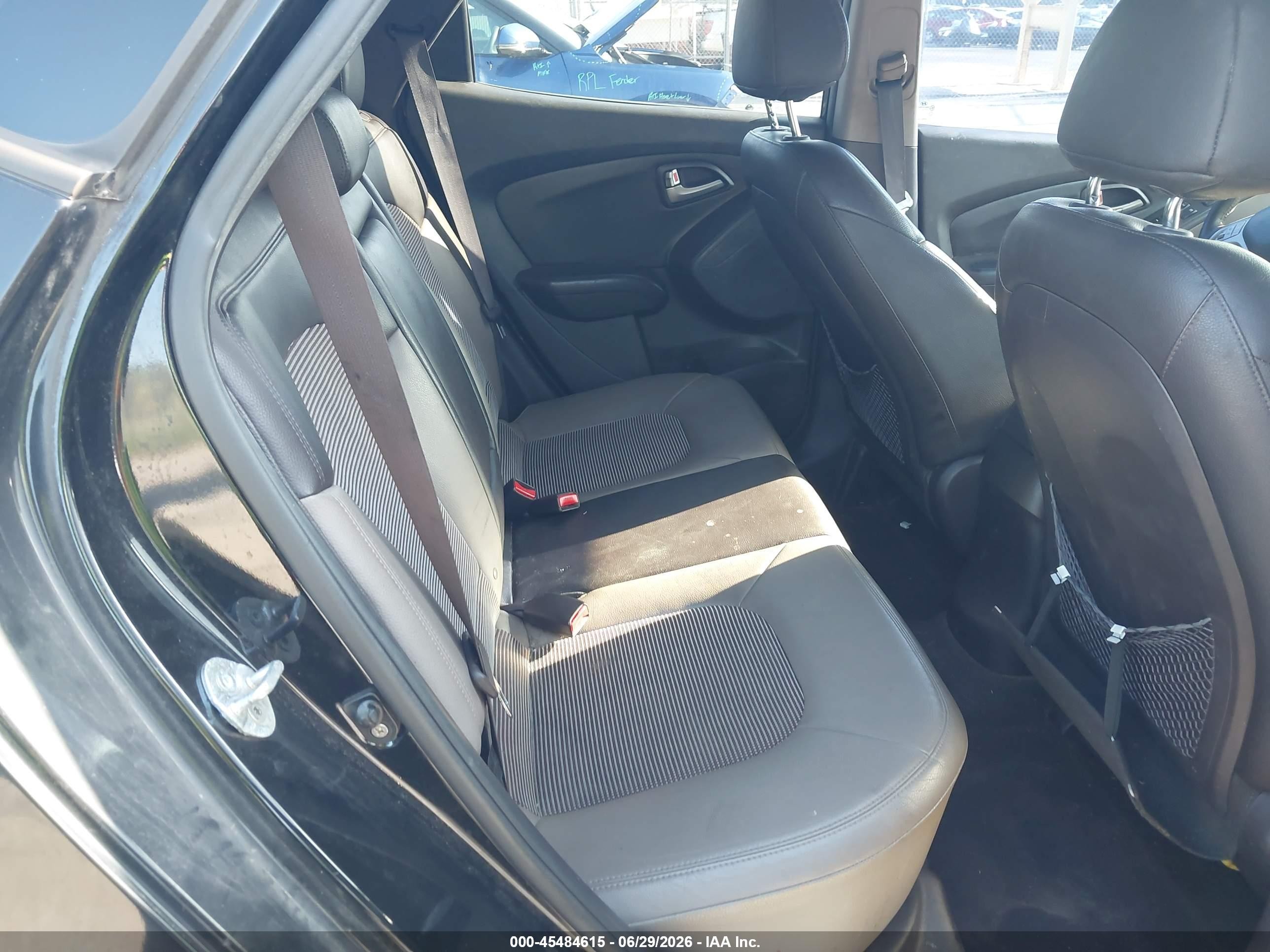 2012 Hyundai Tucson Gls Black vin: KM8JU3ACXCU467843