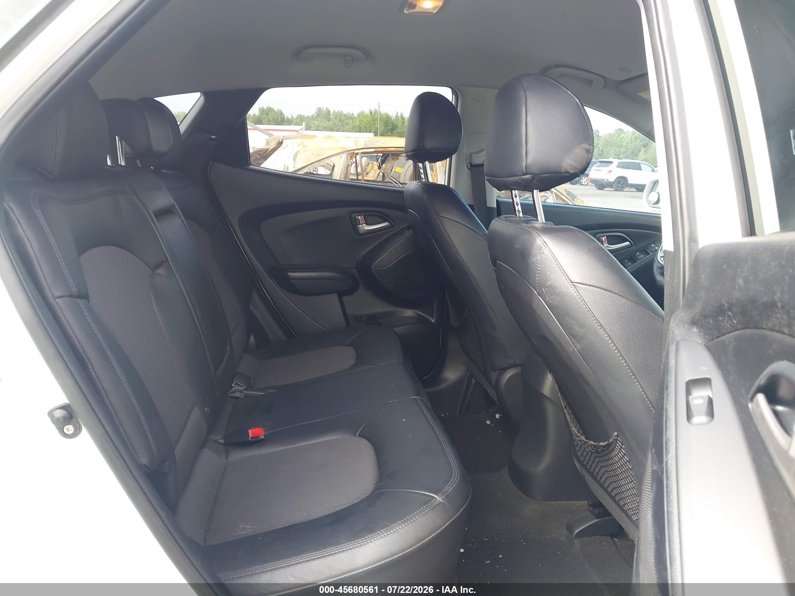 2012 Hyundai Tucson Gls White vin: KM8JU3ACXCU471214