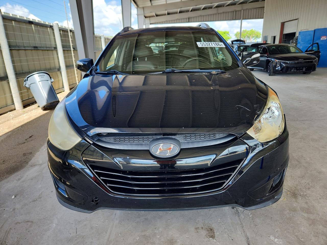 2012 Hyundai Tucson Gls Black vin: KM8JU3ACXCU473657