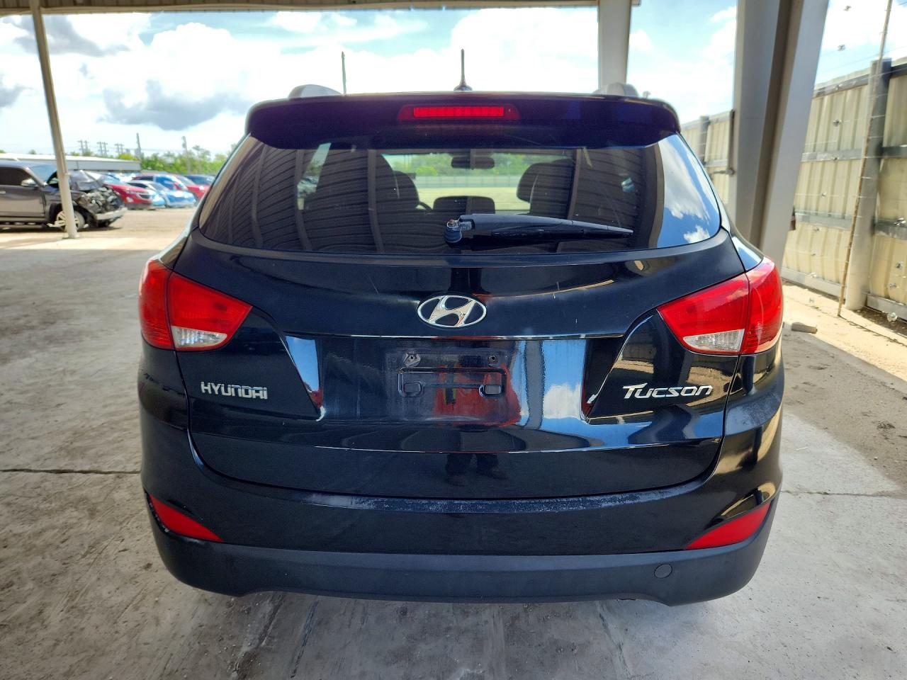 2012 Hyundai Tucson Gls Black vin: KM8JU3ACXCU473657