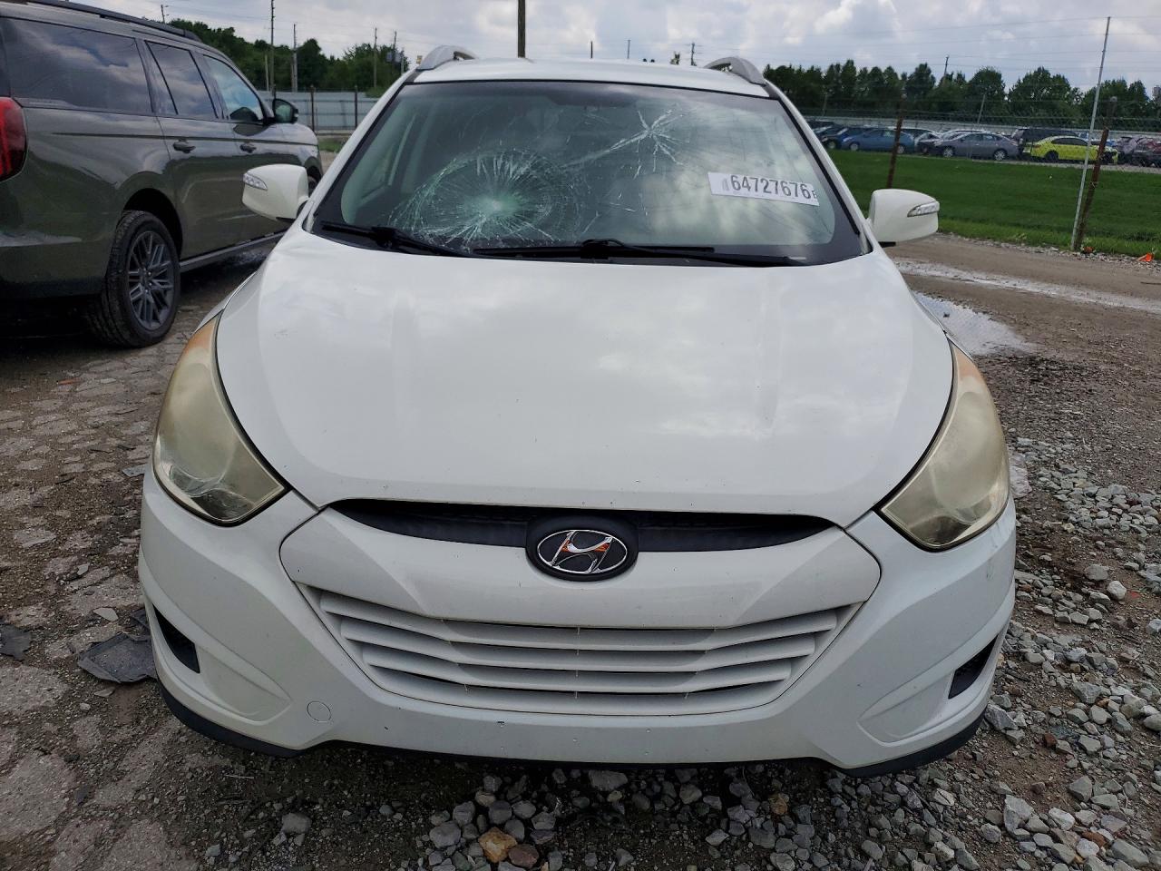 2012 Hyundai Tucson Gls White vin: KM8JU3ACXCU485243