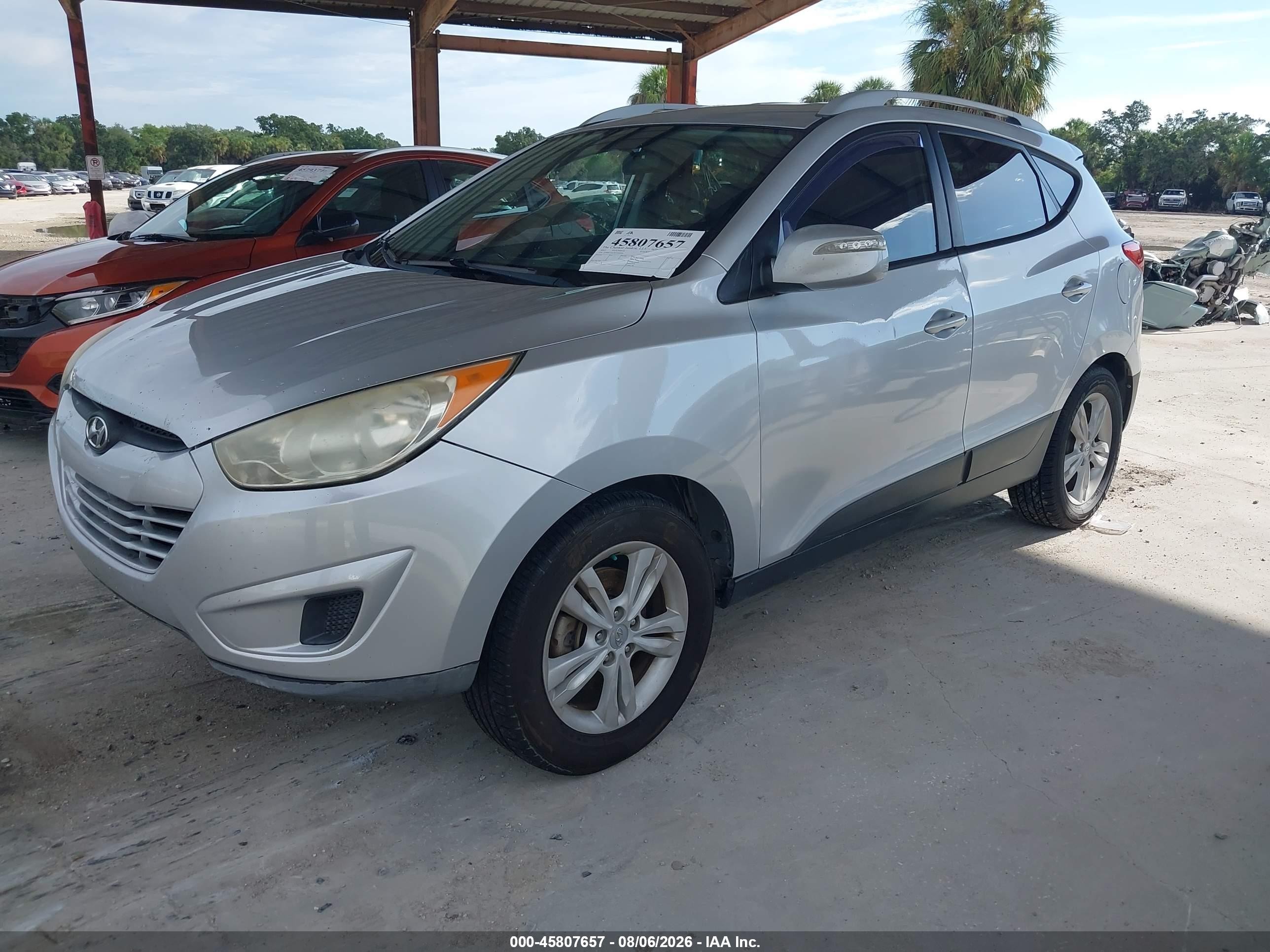 2012 Hyundai Tucson Gls Серебряный vin: KM8JU3ACXCU499501