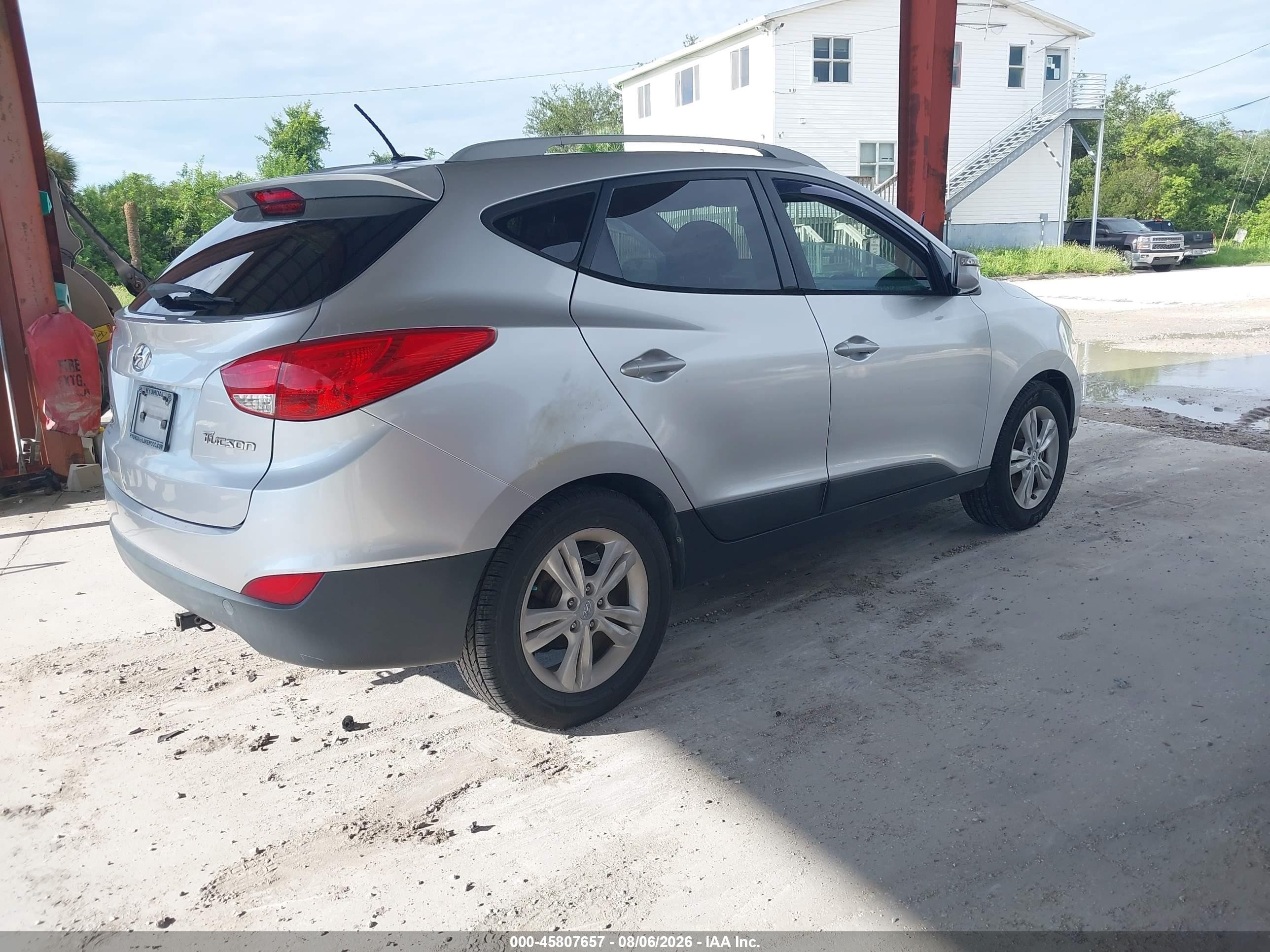 2012 Hyundai Tucson Gls Серебряный vin: KM8JU3ACXCU499501