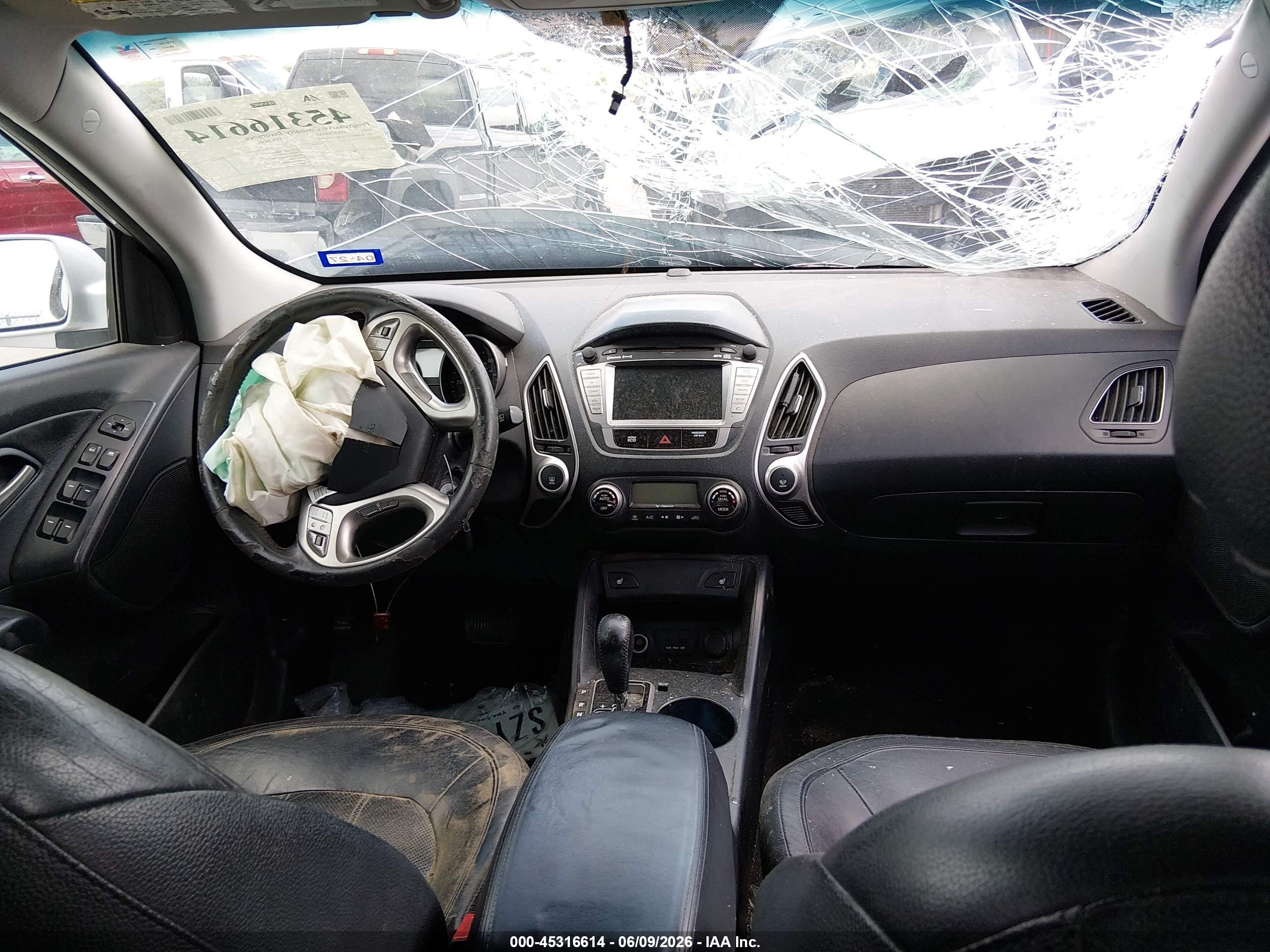 2012 Hyundai Tucson Limited Silver vin: KM8JU3ACXCU510755