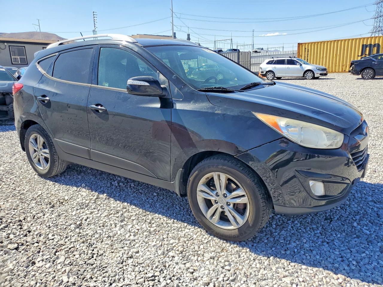 2013 Hyundai Tucson Gls Black vin: KM8JU3ACXDU547659