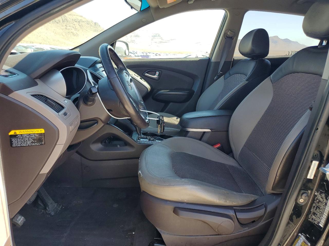 2013 Hyundai Tucson Gls Black vin: KM8JU3ACXDU547659