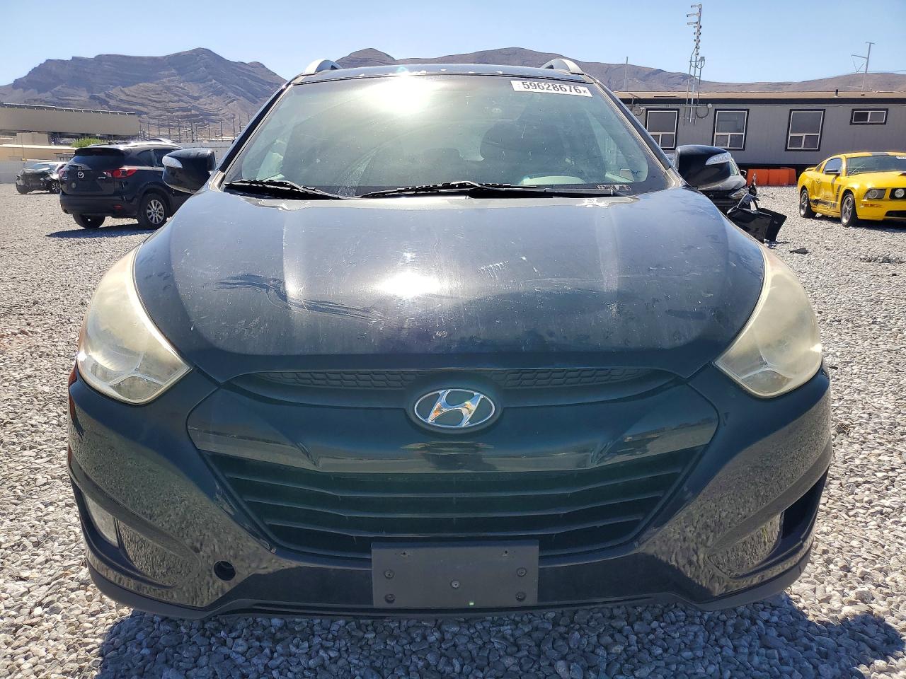 2013 Hyundai Tucson Gls Black vin: KM8JU3ACXDU547659