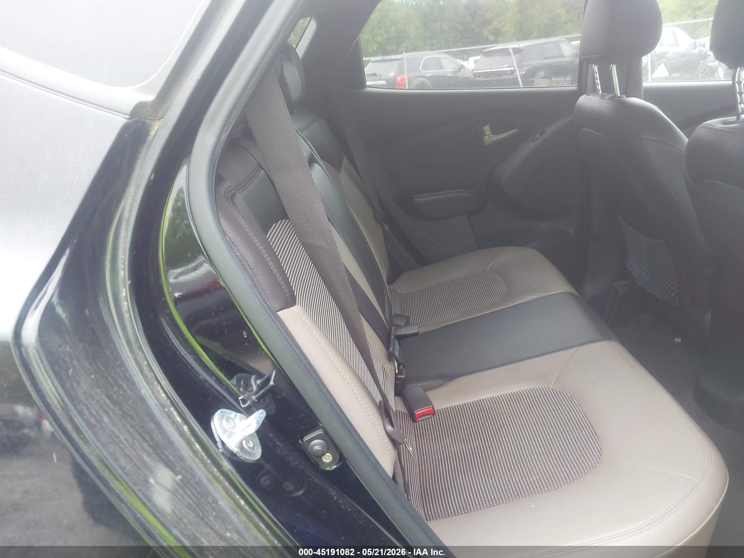 2013 Hyundai Tucson Gls Black vin: KM8JU3ACXDU564073
