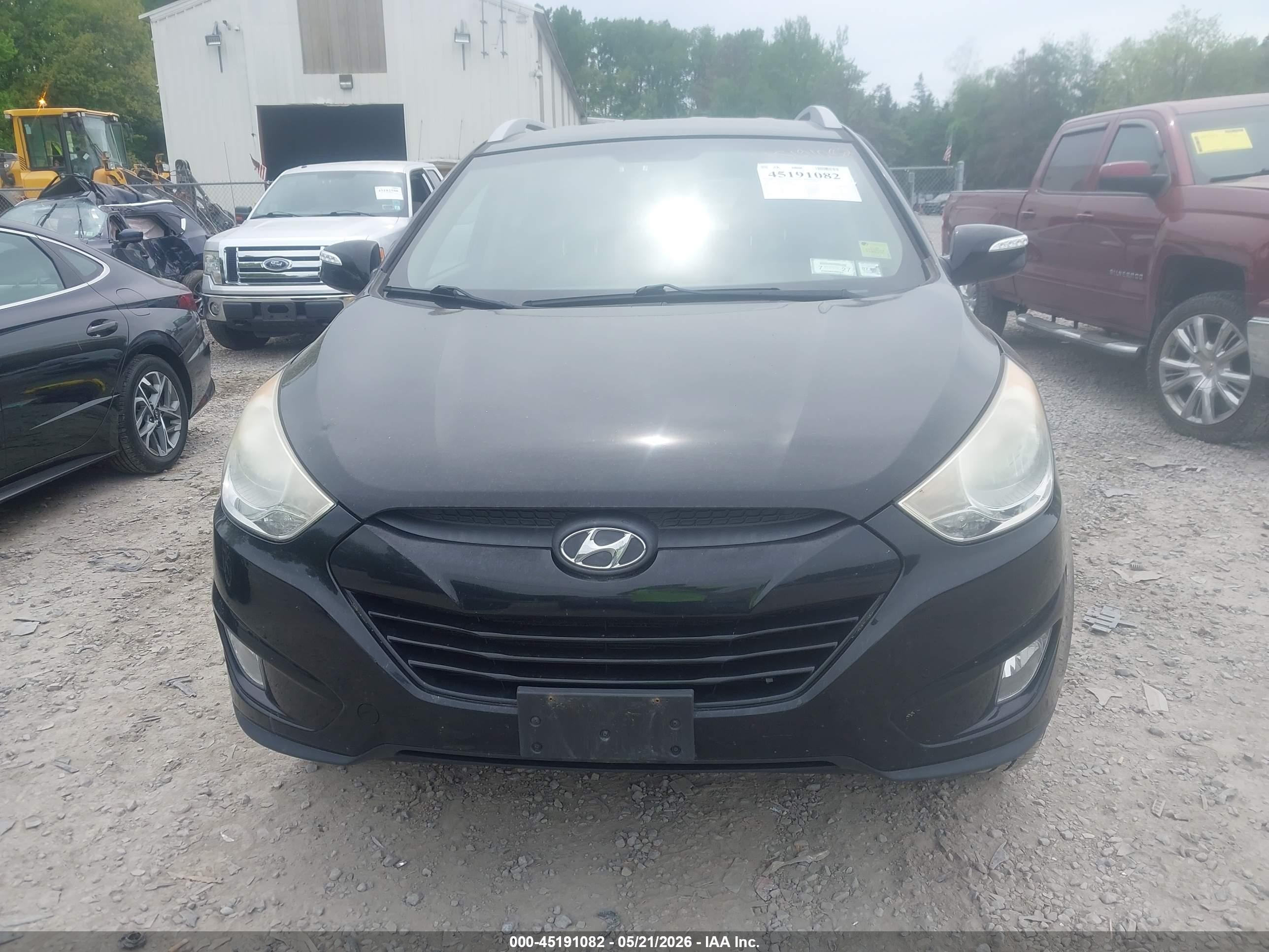 2013 Hyundai Tucson Gls Black vin: KM8JU3ACXDU564073