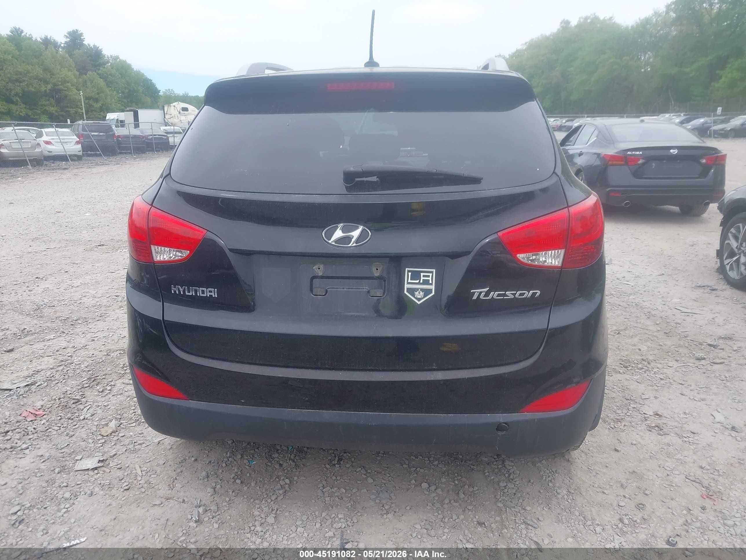 2013 Hyundai Tucson Gls Black vin: KM8JU3ACXDU564073