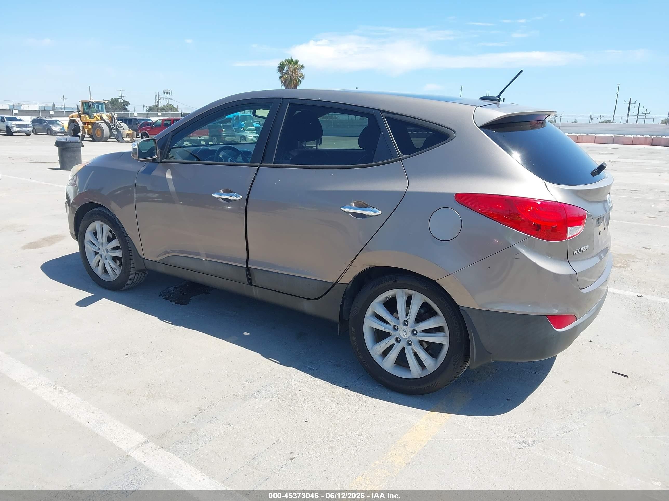 2013 Hyundai Tucson Limited Brown vin: KM8JU3ACXDU637278