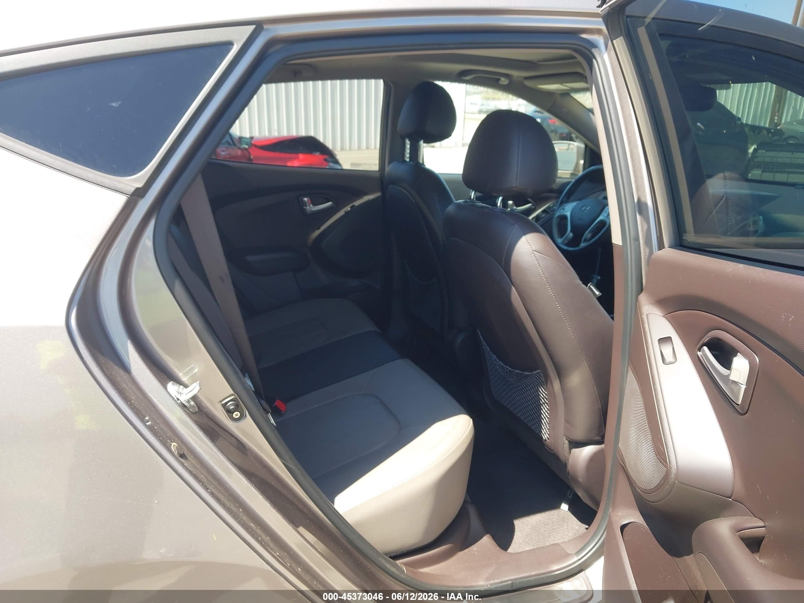 2013 Hyundai Tucson Limited Brown vin: KM8JU3ACXDU637278